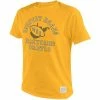 Deals ⭐ Unbranded Men's Original Retro Brand Gold West Virginia Mountaineers 2022 Backyard Brawl Country Roads T-Shirt 💯