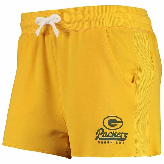 Top 10 ๐ Unbranded ๐ฉ Women's Junk Food Gold Green Bay Packers Tri-Blend Shorts ๐ - Image 2