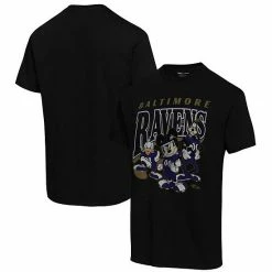 Brand new 🥰 Unbranded Men's Junk Food Black Baltimore Ravens Disney Mickey Huddle T-Shirt ✨