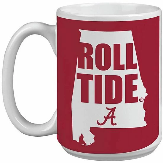 New 🌟 Unbranded Alabama Crimson Tide 15oz. Hometown Mug 😀