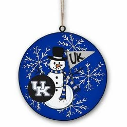 Outlet ❤️ Unbranded Kentucky Wildcats Metal Snowman Ornament 🛒