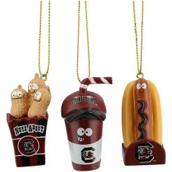 Discount 🎉 Unbranded South Carolina Gamecocks Snack Pack Ornament Set 🎁