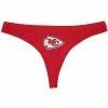 Best Sale 🎉 Unbranded 👩 Women's Concepts Sport Red Kansas City Chiefs Solid Logo Thong ✨