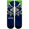 Top 10 🌟 Unbranded Youth Rock Em 🧦 Socks Seattle Seahawks Split Face Mascot Crew 🧦 Socks 🛒