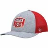 Discount 💯 Unbranded Men's '47 Heathered Gray/Scarlet San Francisco 49ers Motivator Flex Hat ✔️