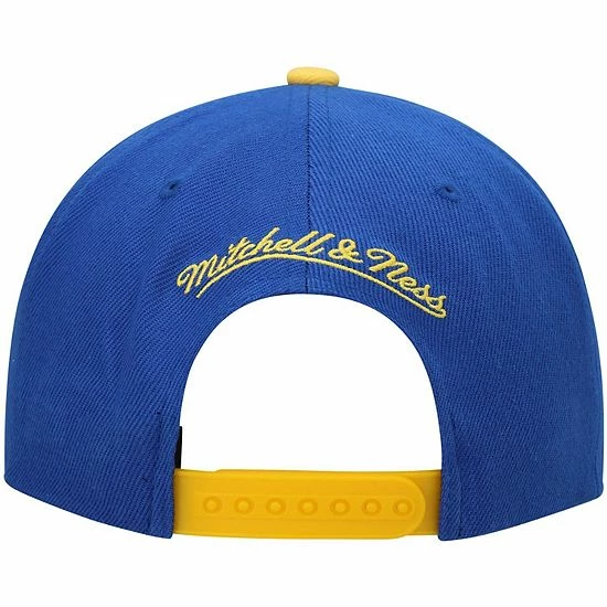 Promo 😍 Unbranded Men's Mitchell & Ness Royal/Gold Golden State Warriors Hardwood Classics Snapback Hat 🔔 - Image 5