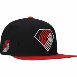 Cheap 👏 Unbranded Men's '47 Black/Red Portland Trail Blazers 75th Anniversary Carat Captain Snapback Hat 🛒