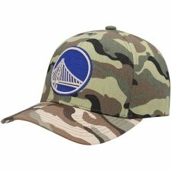 Best Pirce 🌟 Unbranded Men's Mitchell & Ness Camo Golden State Warriors Woodland Desert Snapback Hat 🤩