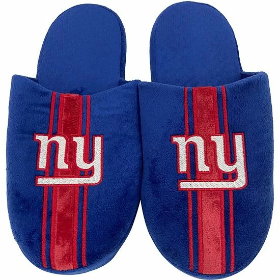 Budget ๐ Unbranded Youth FOCO New York Giants Team Stripe Slippers ๐ฅฐ - Image 2