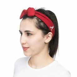 Deals ✨ Unbranded 👩 Women's ZooZatz Alabama Crimson Tide Knot Headband ⌛