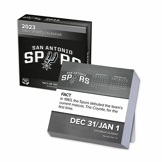 Coupon 🔥 Unbranded San Antonio Spurs 2023 Box Calendar 🎁