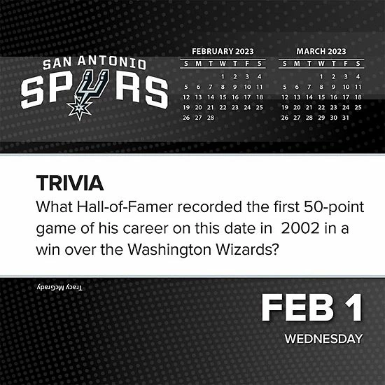 Coupon 🔥 Unbranded San Antonio Spurs 2023 Box Calendar 🎁 - Image 4