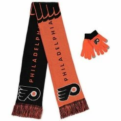 Discount 👏 Unbranded FOCO Philadelphia Flyers Glove & Scarf Combo Set 🎁