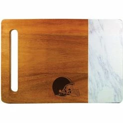Cheapest 🧨 Unbranded Cleveland Browns Cutting & Serving Board With Faux Marble 🌟