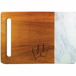 Best reviews of 💯 Unbranded Wisconsin Badgers Cutting & Serving Board With Faux Marble 🤩