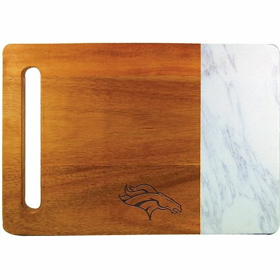 Flash Sale 🔔 Unbranded Denver Broncos Cutting & Serving Board With Faux Marble 😍
