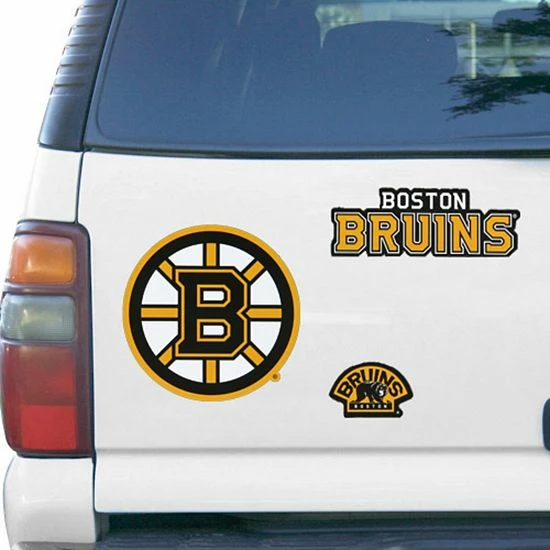 Best Sale 🌟 Unbranded Boston Bruins WinCraft 11" X 11" 3-Pack Vinyl Magnet Set ✔️ - Image 3