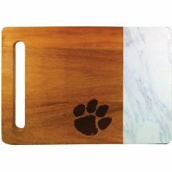 Outlet 🔥 Unbranded Clemson Tigers Cutting & Serving Board With Faux Marble 🎁