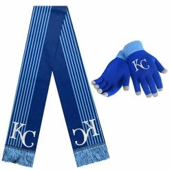 Best Sale 🔔 Unbranded 👩 Women's Royal Kansas City Royals Gloves & Scarf Set ✨