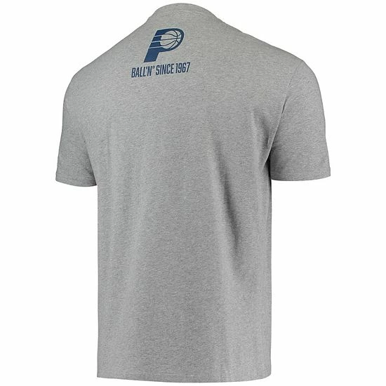 Deals 🥰 Unbranded Men's BALL'N Heathered Gray Indiana Pacers Since 1967 T-Shirt 🥰 - Image 4