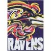 Cheap 🤩 Unbranded Baltimore Ravens 12.5'' X 18'' Double-Sided Justin Patten Suede Garden Flag 🔥