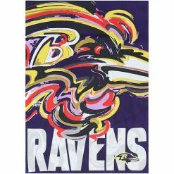 Cheap 🤩 Unbranded Baltimore Ravens 12.5'' X 18'' Double-Sided Justin Patten Suede Garden Flag 🔥