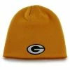 Outlet ✨ Unbranded Men's '47 Gold Green Bay Packers Secondary Logo Knit Beanie 🔔