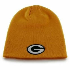 Outlet ✨ Unbranded Men's '47 Gold Green Bay Packers Secondary Logo Knit Beanie 🔔