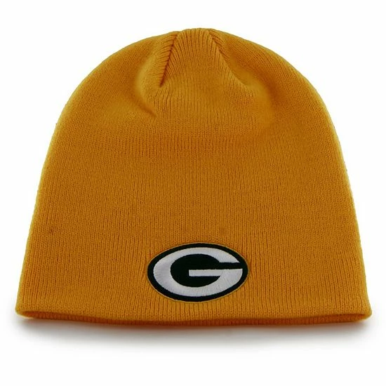 Outlet โจ Unbranded Men's '47 Gold Green Bay Packers Secondary Logo Knit Beanie ๐