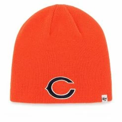 Deals ⭐ Unbranded Men's '47 Orange Chicago Bears Secondary Logo Knit Beanie ⭐