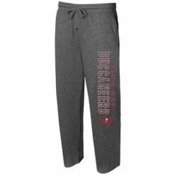 Best Sale 🌟 Unbranded Men's Concepts Sport Charcoal Tampa Bay Buccaneers Quest Knit Lounge Pants 😍