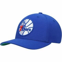 Best Pirce 🧨 Unbranded Men's Mitchell & Ness Royal Philadelphia 76ers Hardwood Classics Team Ground Redline Snapback Hat ✨