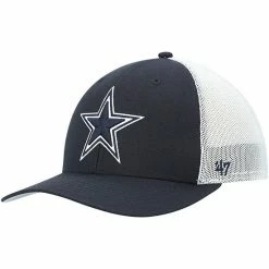 Best Pirce 🔥 Unbranded Men's '47 Navy/White Dallas Cowboys Trophy Flex Hat 😀