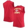 New 🛒 Unbranded Men's Red Kansas City Chiefs Big & Tall Muscle Tank Top ⌛