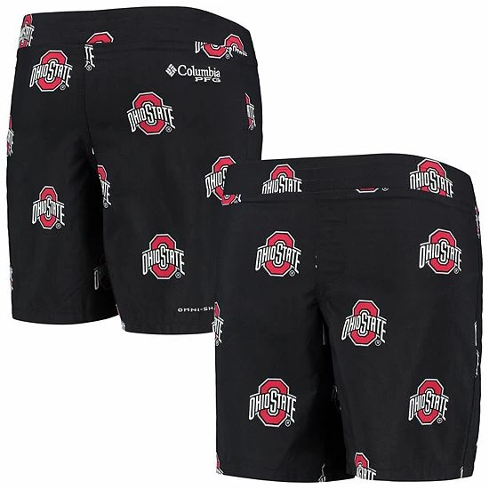 Best Pirce ⌛ Unbranded Youth Columbia Black Ohio State Buckeyes Backcast Printed Omni-Shade Shorts 🎁