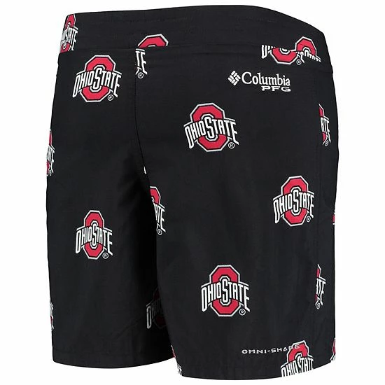 Best Pirce ⌛ Unbranded Youth Columbia Black Ohio State Buckeyes Backcast Printed Omni-Shade Shorts 🎁 - Image 4