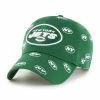 Promo ✔️ Unbranded 👩 Women's '47 Green New York Jets Confetti Clean Up Adjustable Hat 🌟