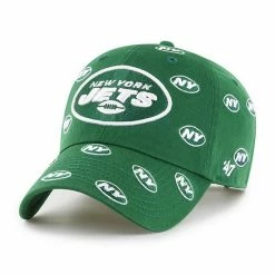 Promo ✔️ Unbranded 👩 Women's '47 Green New York Jets Confetti Clean Up Adjustable Hat 🌟