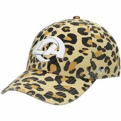 Buy 😉 Unbranded 👩 Women's '47 Tan Los Angeles Rams Bagheera Clean Up Allover Adjustable Hat 🥰