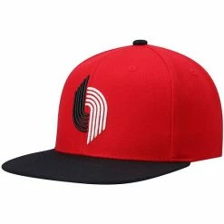 Cheap 🎉 Unbranded Men's Mitchell & Ness Red/Black Portland Trail Blazers Hardwood Classics Team Two-Tone 2.0 Snapback Hat 👍