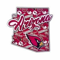 New ✔️ Unbranded FOCO Arizona Cardinals 10.5'' X 15'' Die-Cut State Sign 🔔