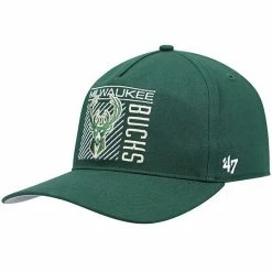 Coupon 🎉 Unbranded Men's '47 Hunter Green Milwaukee Bucks Reflex Hitch Snapback Hat ⌛