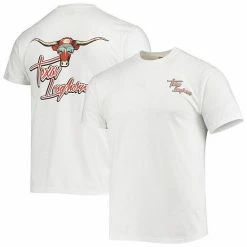 Best Sale 🔔 Unbranded Men's White Texas Longhorns Mascot Bandana T-Shirt 😀