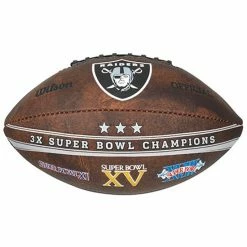 Flash Sale 🎁 Unbranded Oakland Raiders Commemorative Championship 9" Football 🔥