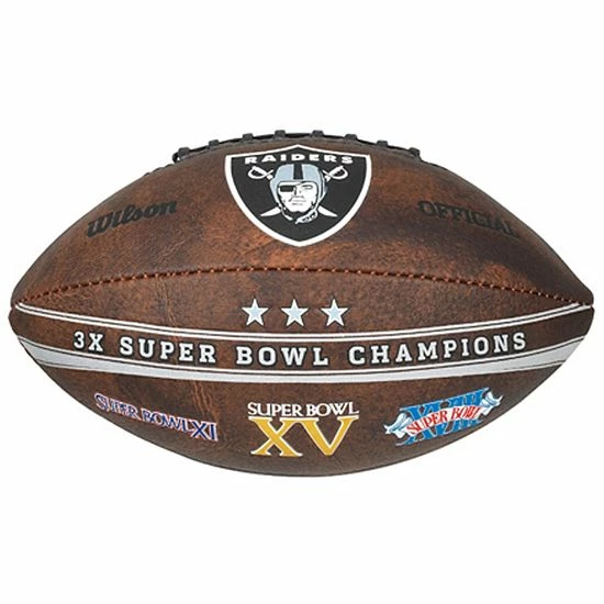 Flash Sale 🎁 Unbranded Oakland Raiders Commemorative Championship 9" Football 🔥
