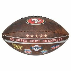 Budget ⌛ Unbranded San Francisco 49ers Commemorative Championship 9" Football 😍