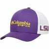 Best Sale 🔔 Unbranded Men's Columbia Purple LSU Tigers Collegiate PFG Flex Hat 🎉