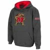 Wholesale ✔️ Unbranded Youth Stadium Athletic Charcoal Maryland Terrapins Big Logo Pullover Hoodie 😀