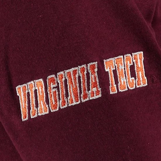 Promo 👏 Unbranded Youth Stadium Athletic Maroon Virginia Tech Hokies Big Logo Pullover Hoodie 🎁 - Image 4