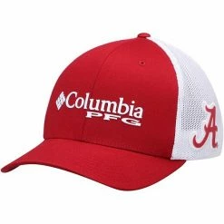 Best Pirce 🎉 Unbranded Men's Columbia Crimson Alabama Crimson Tide Collegiate PFG Flex Hat 💯